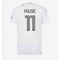 AC Milan Christian Pulisic #11 Vonkajší Ženy futbalový dres 2023-24 Krátky Rukáv